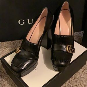 Brand new Gucci platform loafers